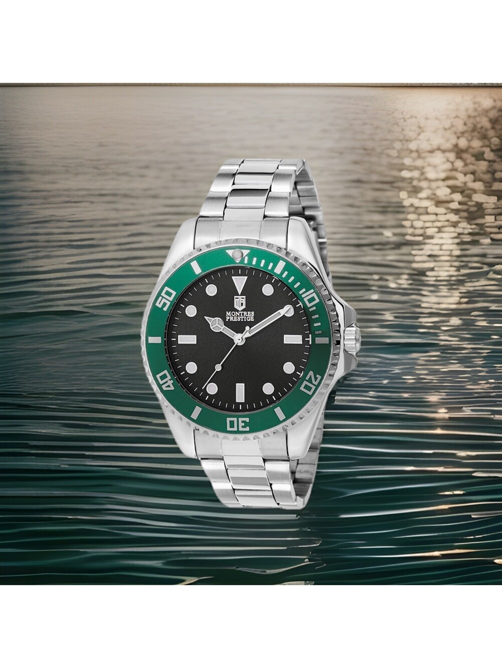 Montres Prestige X Invicta Men's Watch - 42mm, Steel-Green-Quartz-Warranty